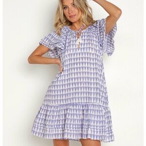 Cleobella Blue and White April Dress
